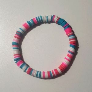 Handmade jewelry clay bead bracelet
